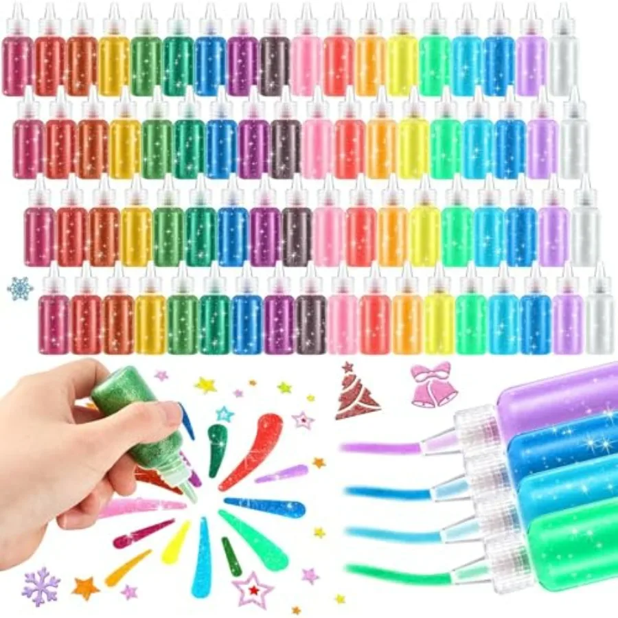 Glitter Glue Colors Washable Art Glitter Glue 0.67 Oz Neon Metallic Rainbow Stick Set for Craft Scrapbooking DIY Art Crafts Dec
Glitter Glue Colors Washable Art Glitter Glue 0.67 Oz Neon Metallic Rainbow Stick Set for Craft Scrapbooking DIY Art Crafts Dec