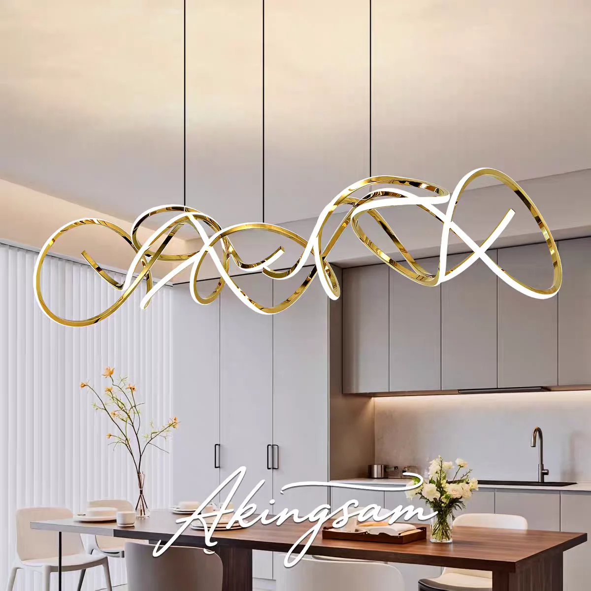 New Light Luxury Long Strip Designer Hanging Lamp Art High-end Lighting for Restaurant Living Room Island Exquisite Home Decor
New Light Luxury Long Strip Designer Hanging Lamp Art High-end Lighting for Restaurant Living Room Island Exquisite Home Decor