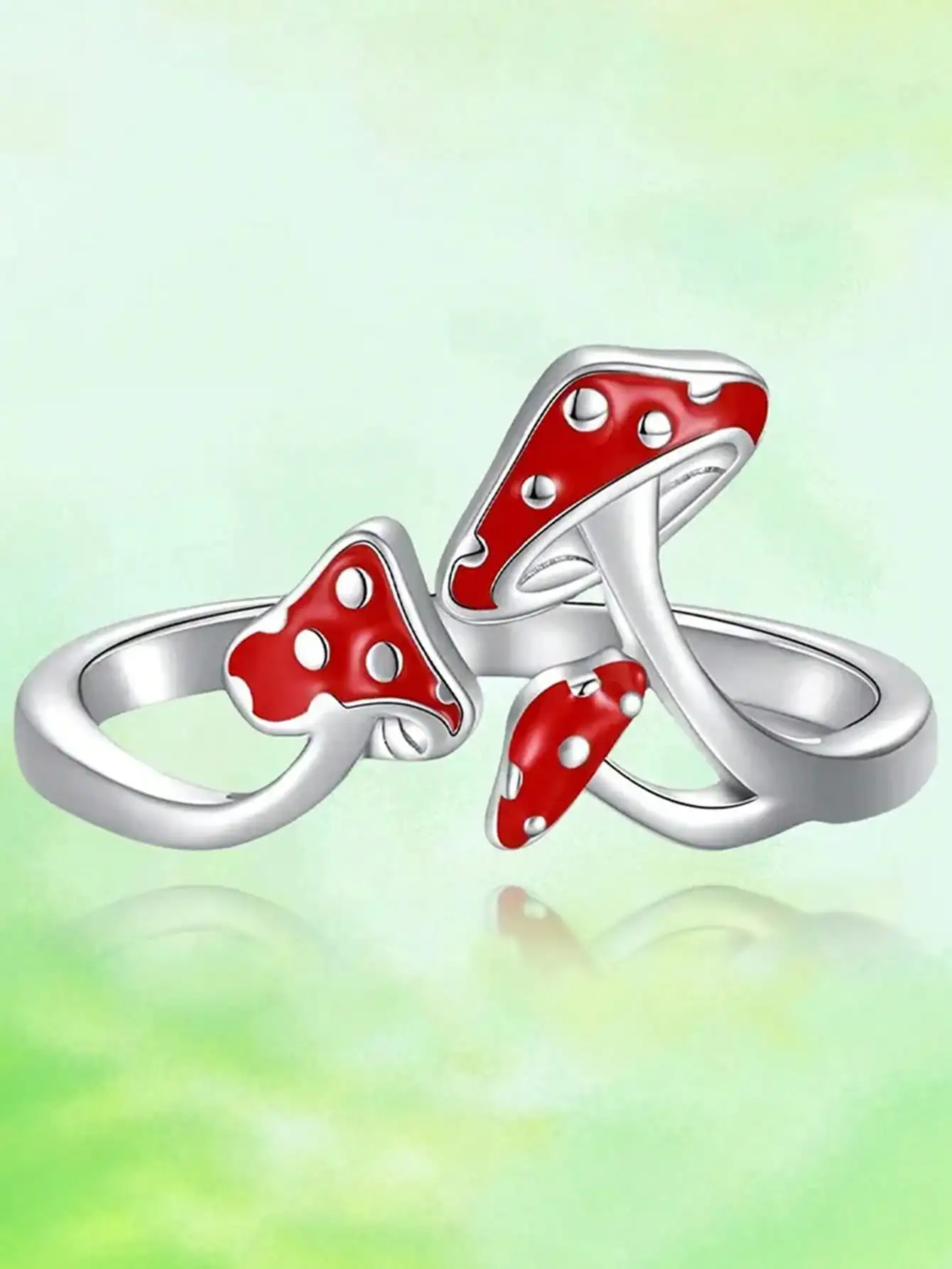 1pc Cute Mushroom Shaped Ring, Suitable For Women, Ideal For Weddings, Engagements, Anniversary Parties, Valentine's Day Gifts
1pc Cute Mushroom Shaped Ring, Suitable For Women, Ideal For Weddings, Engagements, Anniversary Parties, Valentine's Day Gifts