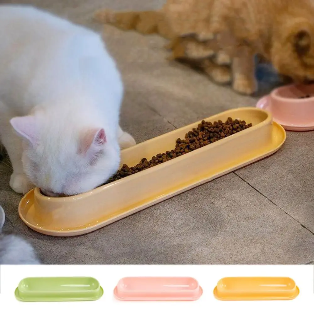 Non-Slip Long Cat Food Bowl Anti Overturning Plastic 15° Slanted Pet Bowl Pink/Green/Yellow Anti Scattering Cat Long Single Dish
Non-Slip Long Cat Food Bowl Anti Overturning Plastic 15° Slanted Pet Bowl Pink/Green/Yellow Anti Scattering Cat Long Single Dish