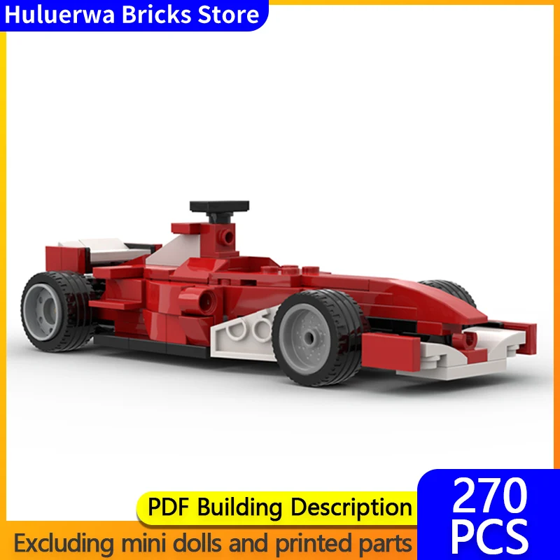 Модель скоростного гиперкара MOC, строительные кирпичи F2005 Formula Racing, модульная технология, подарки, праздник, сборка, детские игрушки, костюм
Модель скоростного гиперкара MOC, строительные кирпичи F2005 Formula Racing, модульная технология, подарки, праздник, сборка, детские игрушки, костюм
