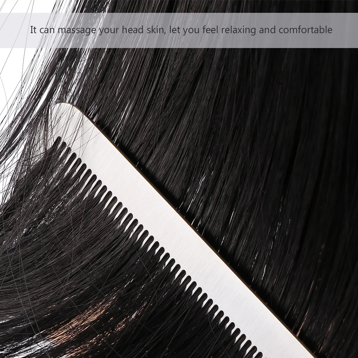 Anti Static Comb Durable Safe Professional Hairdresser Tools Silver Tones Sturdy Smooth For Thick Curly Straight Hairstyles
Anti Static Comb Durable Safe Professional Hairdresser Tools Silver Tones Sturdy Smooth For Thick Curly Straight Hairstyles