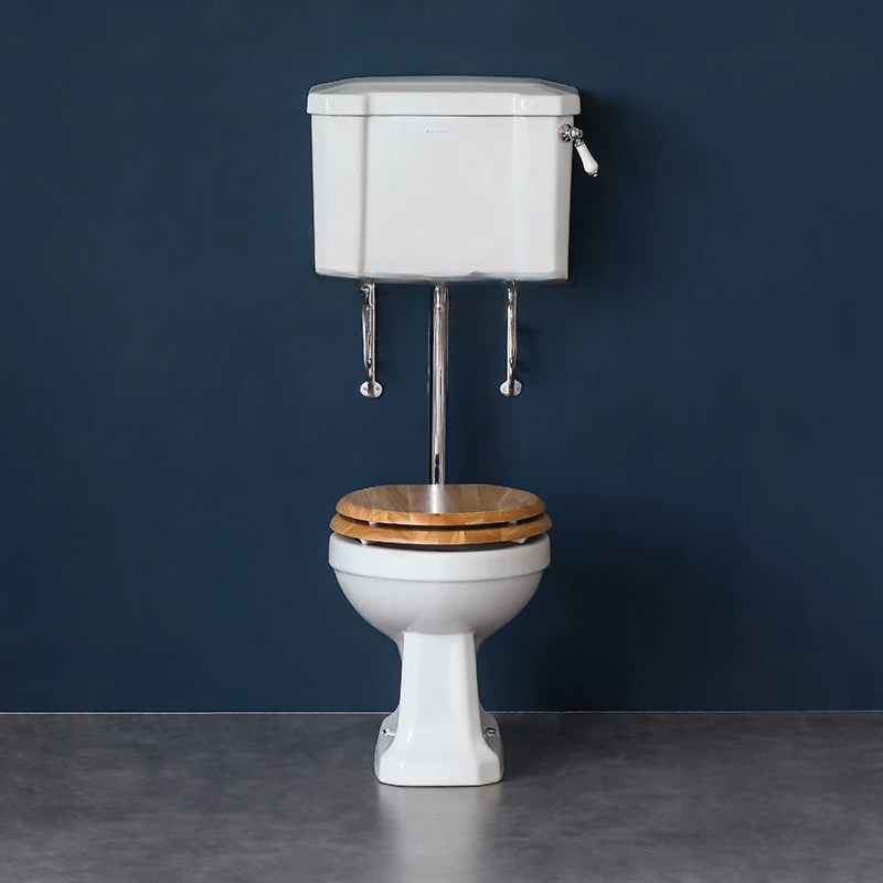 Victorian style European style retro toilet ceramic low tank floor flush toilet
Victorian style European style retro toilet ceramic low tank floor flush toilet
