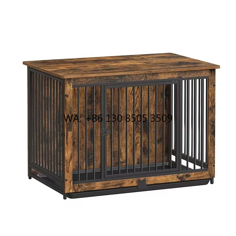 Wholesale Modern Wooden Dog Crate Heavy Duty Impact Resistant Dog Kennel with Snap Button Closure Stylish Pet Cage for Room
Wholesale Modern Wooden Dog Crate Heavy Duty Impact Resistant Dog Kennel with Snap Button Closure Stylish Pet Cage for Room