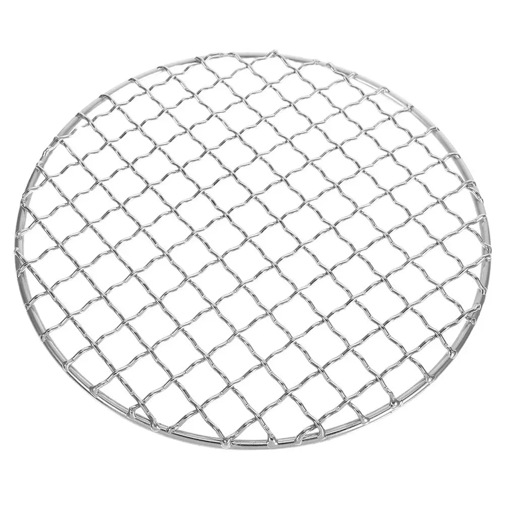Round Stainless Wire BBQ Grill Rack Wire Mesh Net for Outdoor Camping Steel Mesh Barbecue Net Fire Pit Cooking Grate
Round Stainless Wire BBQ Grill Rack Wire Mesh Net for Outdoor Camping Steel Mesh Barbecue Net Fire Pit Cooking Grate