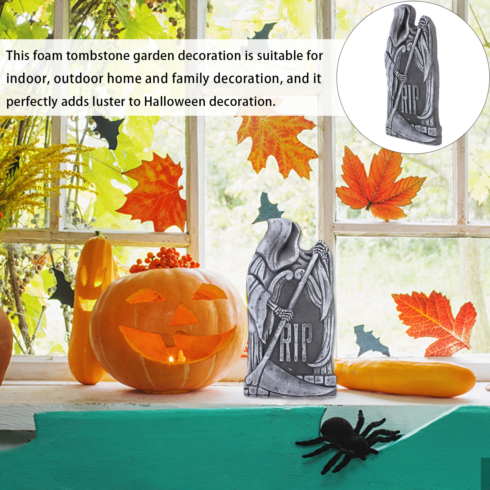 Foam Tombstone Decoration Tombstones Props Ornaments Decorations Outdoor Scared Prank Halloween Adornment Craft Haunted House
Foam Tombstone Decoration Tombstones Props Ornaments Decorations Outdoor Scared Prank Halloween Adornment Craft Haunted House