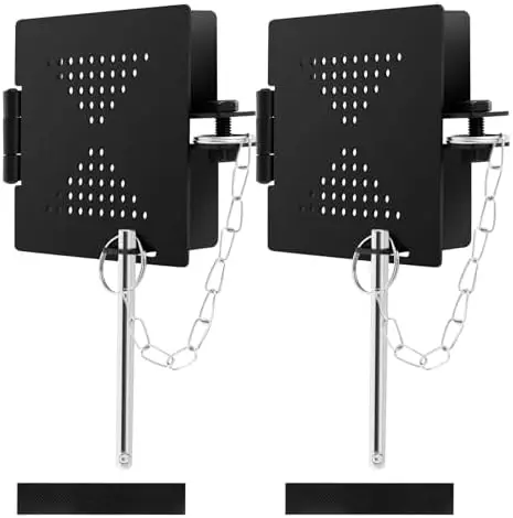 2 Pack Metal RV Bumper End Caps for 4" Square Bumpers – Secure Sewer Hose Storage, No-Insect Vent Holes
2 Pack Metal RV Bumper End Caps for 4" Square Bumpers – Secure Sewer Hose Storage, No-Insect Vent Holes