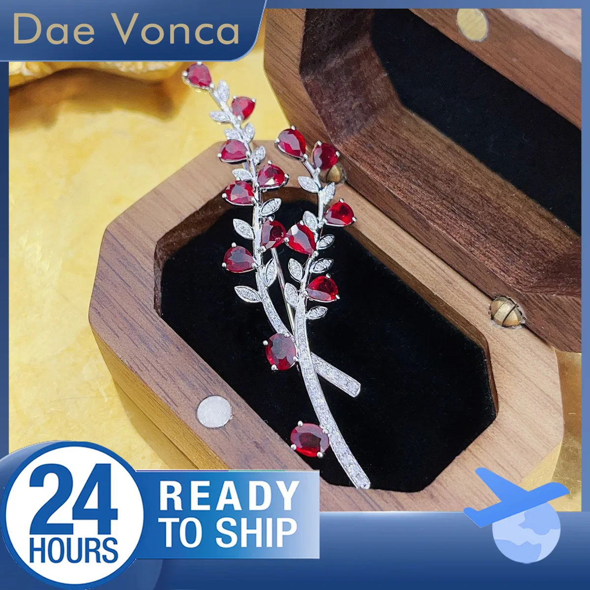 Leaf Shaped Natural Ruby Diamond Brooch Pear and Oval Natural Ruby with Round Natural Diamond Accents 18K White Gold Brooch
Leaf Shaped Natural Ruby Diamond Brooch Pear and Oval Natural Ruby with Round Natural Diamond Accents 18K White Gold Brooch