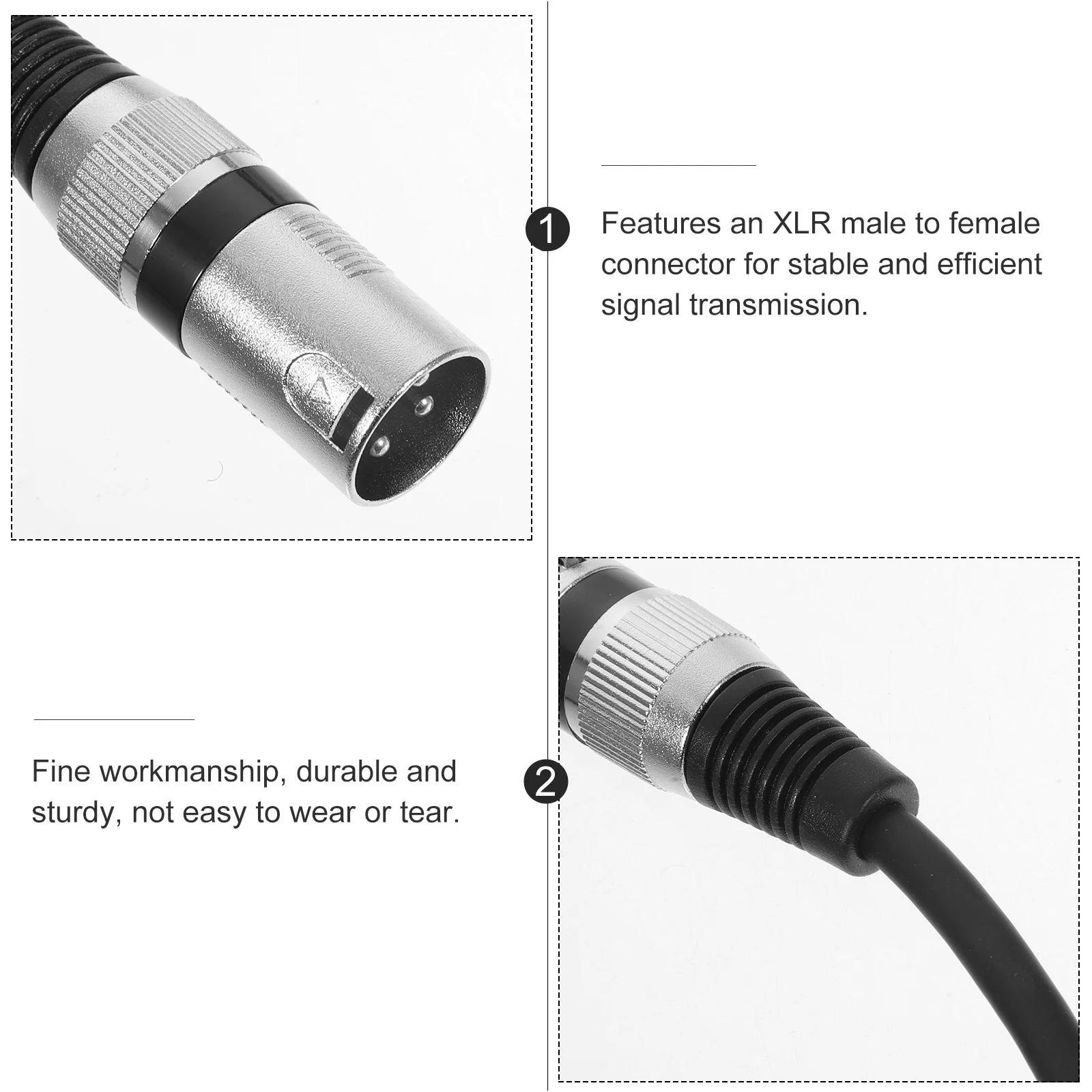 6 Pcs Microphone Cable Audio Line Male to Female Wire Oxygen-free Copper 3 Pin Cables Xlr Cord
6 Pcs Microphone Cable Audio Line Male to Female Wire Oxygen-free Copper 3 Pin Cables Xlr Cord
