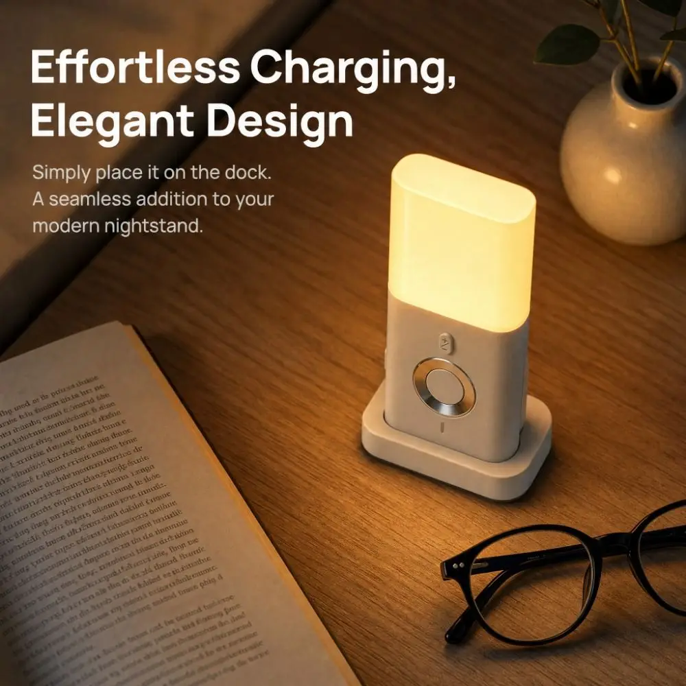 Wireless Motion Sensor Night Light Rechargeable Atmosphere Light Smart Night Light Adjustable Brightness Human Body Sensor Light
Wireless Motion Sensor Night Light Rechargeable Atmosphere Light Smart Night Light Adjustable Brightness Human Body Sensor Light