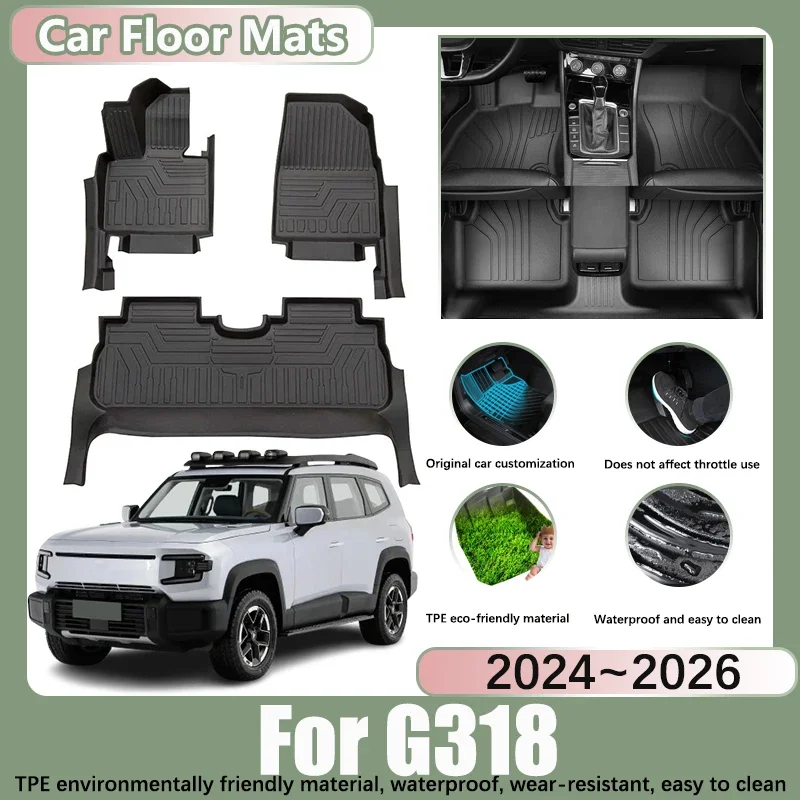 LHD For Deepal G318 2024 2025 2026 5 Seats TPE Material Floor Mats Waterproof Anti-slip Dirt-resistant Foot Pad Car Accessories
LHD For Deepal G318 2024 2025 2026 5 Seats TPE Material Floor Mats Waterproof Anti-slip Dirt-resistant Foot Pad Car Accessories
