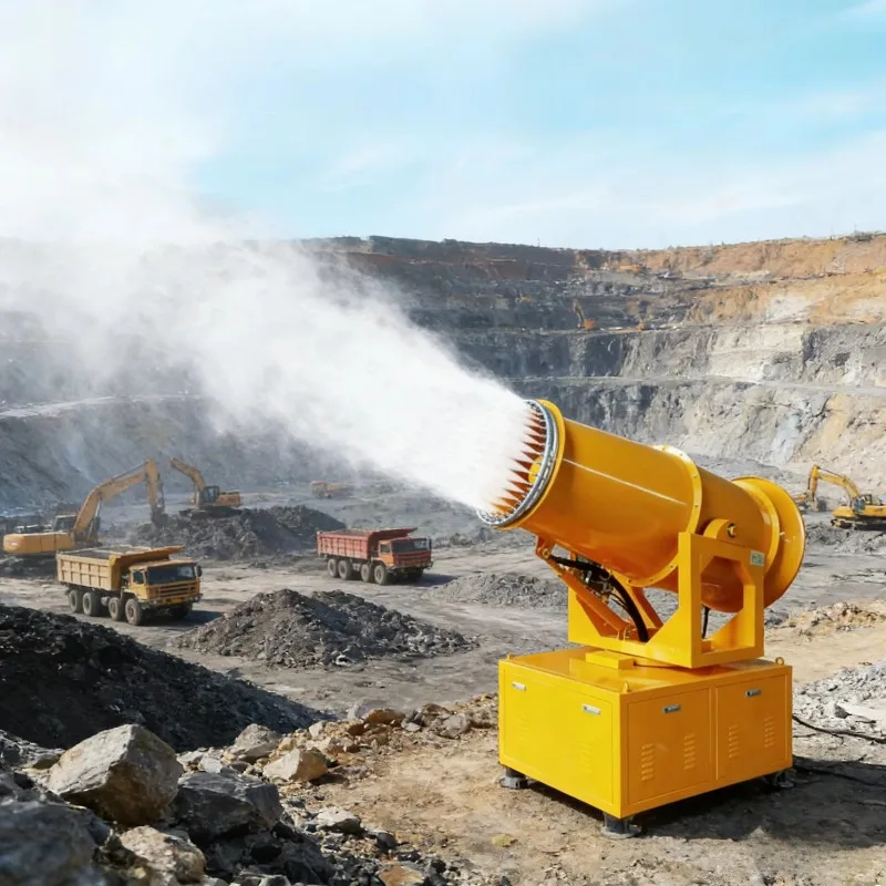 Large Capacity Fog Cannon Dust Suppression Machine with Wide Coverage for Industrial Applications
Large Capacity Fog Cannon Dust Suppression Machine with Wide Coverage for Industrial Applications