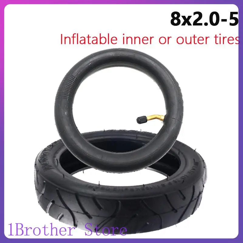 8X2.0-5 inner tube outer tyre for Electric scooter baby trolley 8 inch pneumatic tire 8x2.0-5 tires
8X2.0-5 inner tube outer tyre for Electric scooter baby trolley 8 inch pneumatic tire 8x2.0-5 tires