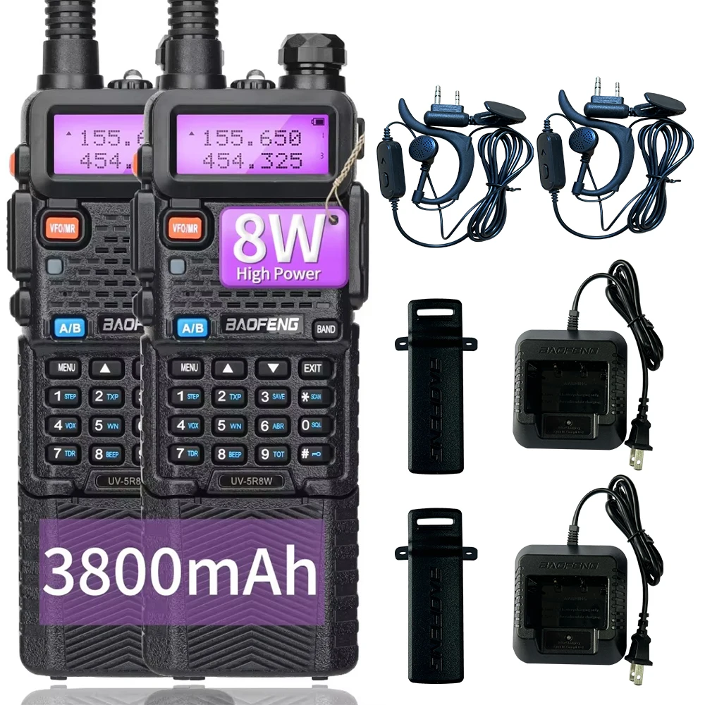 1/2 шт. BaoFeng UV-5R 8 Вт трехмощная рация высокой мощности двухдиапазонная портативная рация дальнего действия 128 канала портативная УФ 5R любительская двусторонняя радиостанция
1/2 шт. BaoFeng UV-5R 8 Вт трехмощная рация высокой мощности двухдиапазонная портативная рация дальнего действия 128 канала портативная УФ 5R любительская двусторонняя радиостанция