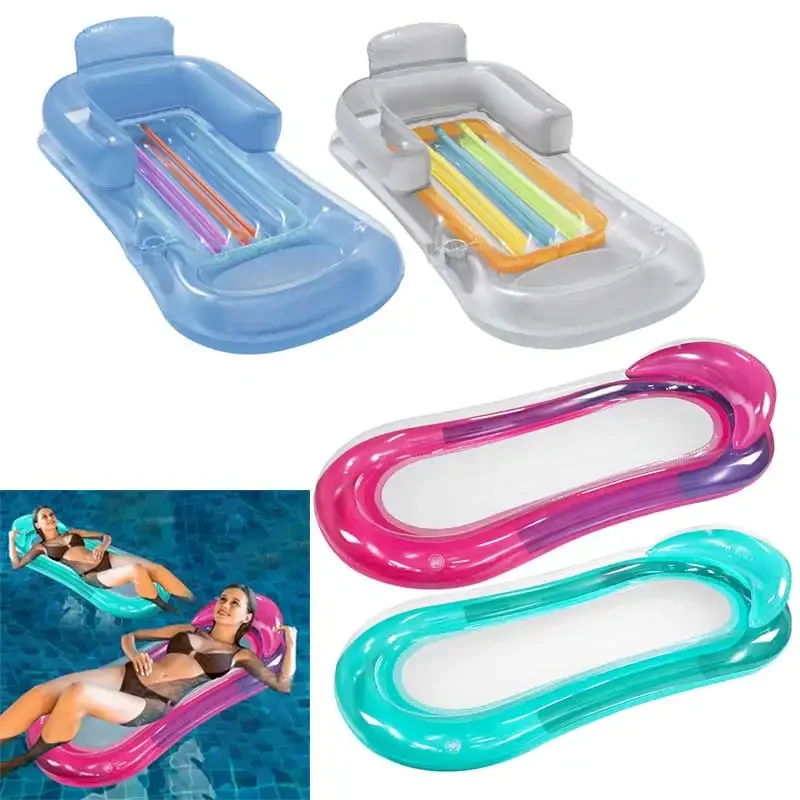 New PVC Inflatable Floating Row Foldable Air Mattresses Swimming Pool Summer Party Beach Water Float Bed Lounger Chair
New PVC Inflatable Floating Row Foldable Air Mattresses Swimming Pool Summer Party Beach Water Float Bed Lounger Chair