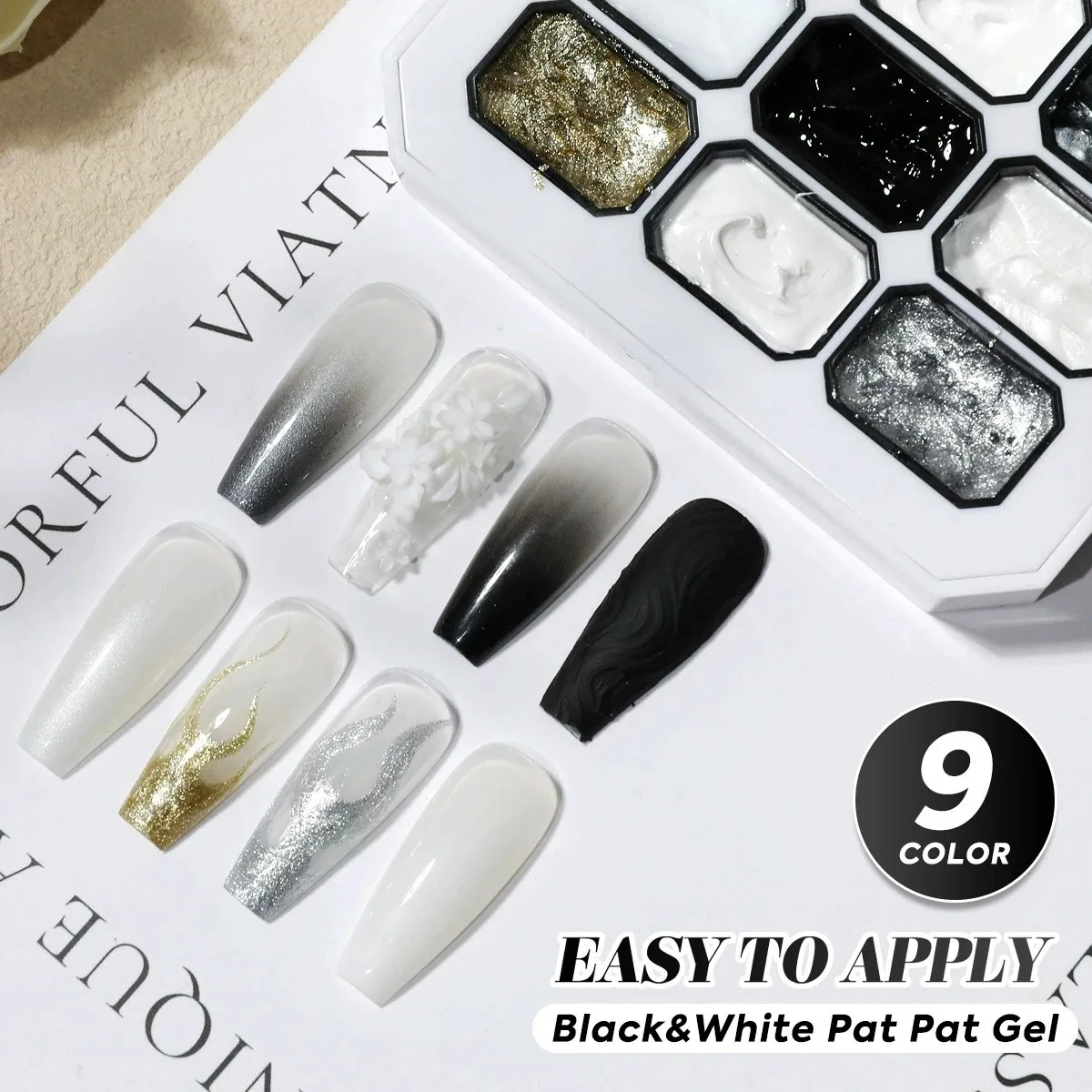 2026 New Black and White Solid Nail Polish Glue Pat Glue Gypsum Glue Y2K Solid Color Shiny Luster Long-lasting DIY Home Salon
2026 New Black and White Solid Nail Polish Glue Pat Glue Gypsum Glue Y2K Solid Color Shiny Luster Long-lasting DIY Home Salon