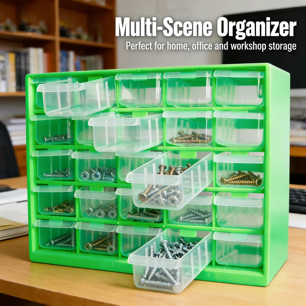 Настенный органайзер для компонентов с 25 отсеками, ящик для хранения винтов и электронных компонентов, кейс для инструментов
Настенный органайзер для компонентов с 25 отсеками, ящик для хранения винтов и электронных компонентов, кейс для инструментов