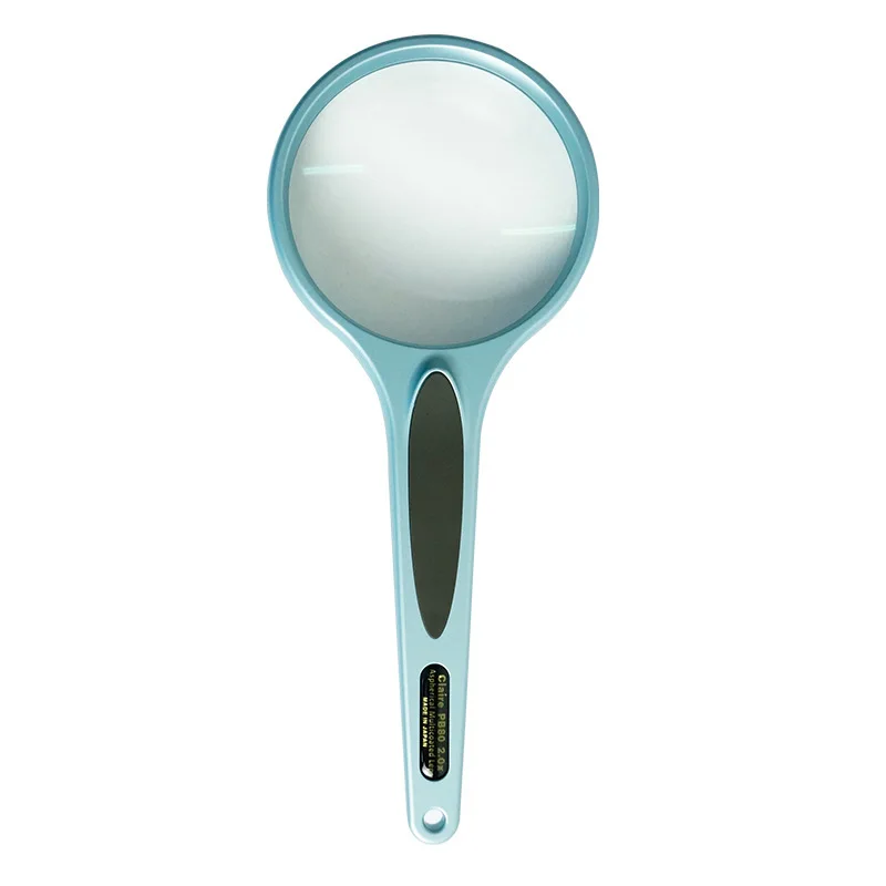 Optical PB80mm magnifying glass handheld reading household elderly reading newspaper portable
Optical PB80mm magnifying glass handheld reading household elderly reading newspaper portable