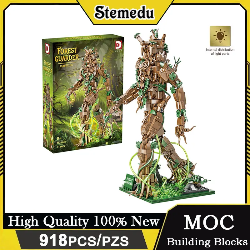 Набор для сборки Forest Guardian MOC, 918 шт., комплект технических моделей животных с функциями свечей, STEM, развивающая игрушка в подарок для детей и взрослых
Набор для сборки Forest Guardian MOC, 918 шт., комплект технических моделей животных с функциями свечей, STEM, развивающая игрушка в подарок для детей и взрослых