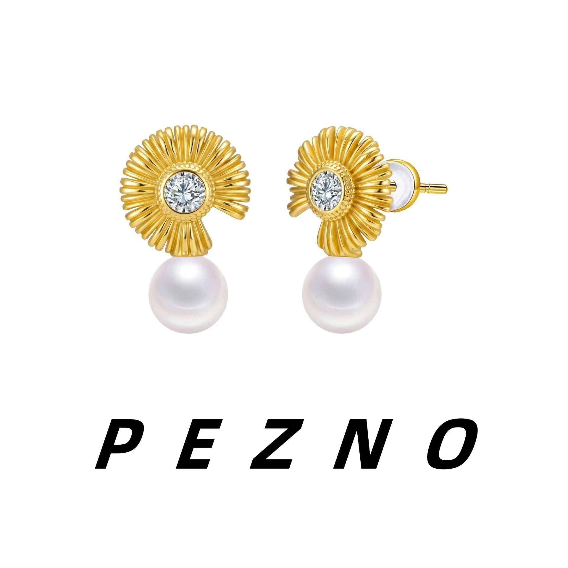 18K Gold Plated Sunburst Pearl Stud Earrings for Women Hypoallergenic Dainty Cubic Zirconia Radiant Fan Earrings Gift for Her
18K Gold Plated Sunburst Pearl Stud Earrings for Women Hypoallergenic Dainty Cubic Zirconia Radiant Fan Earrings Gift for Her