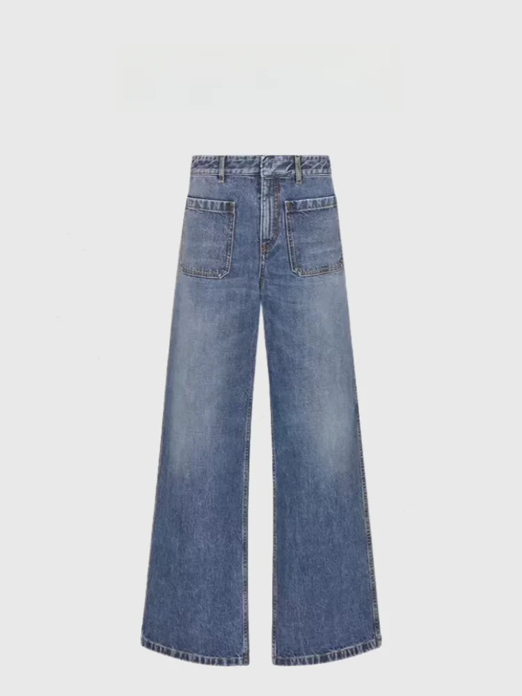 Облегающие прямые джинсы с высокой талией, темно-синие женские расклешенные джинсовые брюки с завышенной талией, повседневные удобные хлопковые брюки
Облегающие прямые джинсы с высокой талией, темно-синие женские расклешенные джинсовые брюки с завышенной талией, повседневные удобные хлопковые брюки