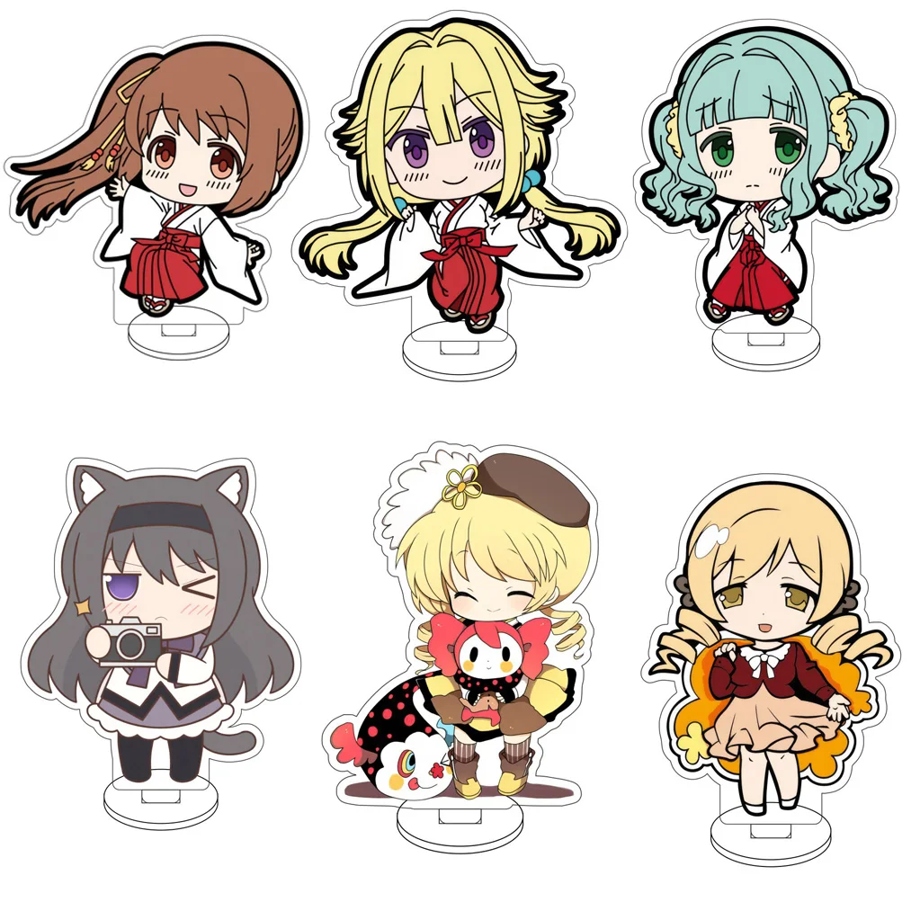 10CM Anime Puella Magi Madoka Magica Kaname Madoka Akemi Homura Miki Sayaka Cos Acrylic Figure Stand Cute Gifts Ornaments
10CM Anime Puella Magi Madoka Magica Kaname Madoka Akemi Homura Miki Sayaka Cos Acrylic Figure Stand Cute Gifts Ornaments