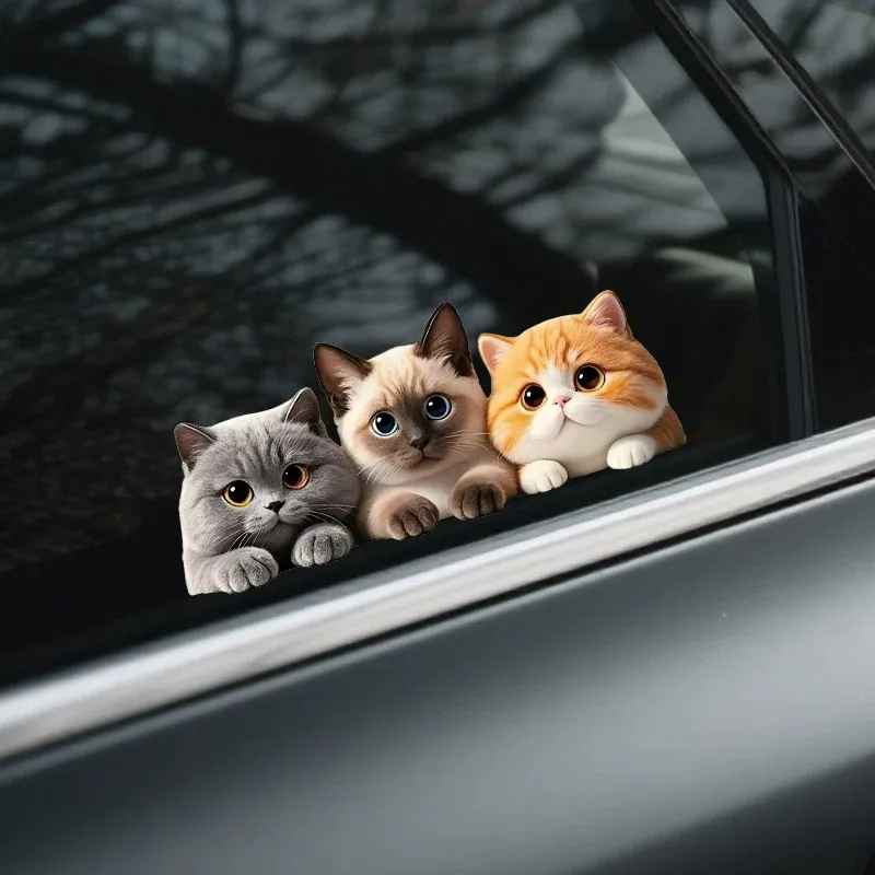3D Cute Cat Stickers Cartoon Decals Waterproof Sunscreen Self Adhesive Scratch Cover Decor For Car Motorcycle Electric Vehicle
3D Cute Cat Stickers Cartoon Decals Waterproof Sunscreen Self Adhesive Scratch Cover Decor For Car Motorcycle Electric Vehicle