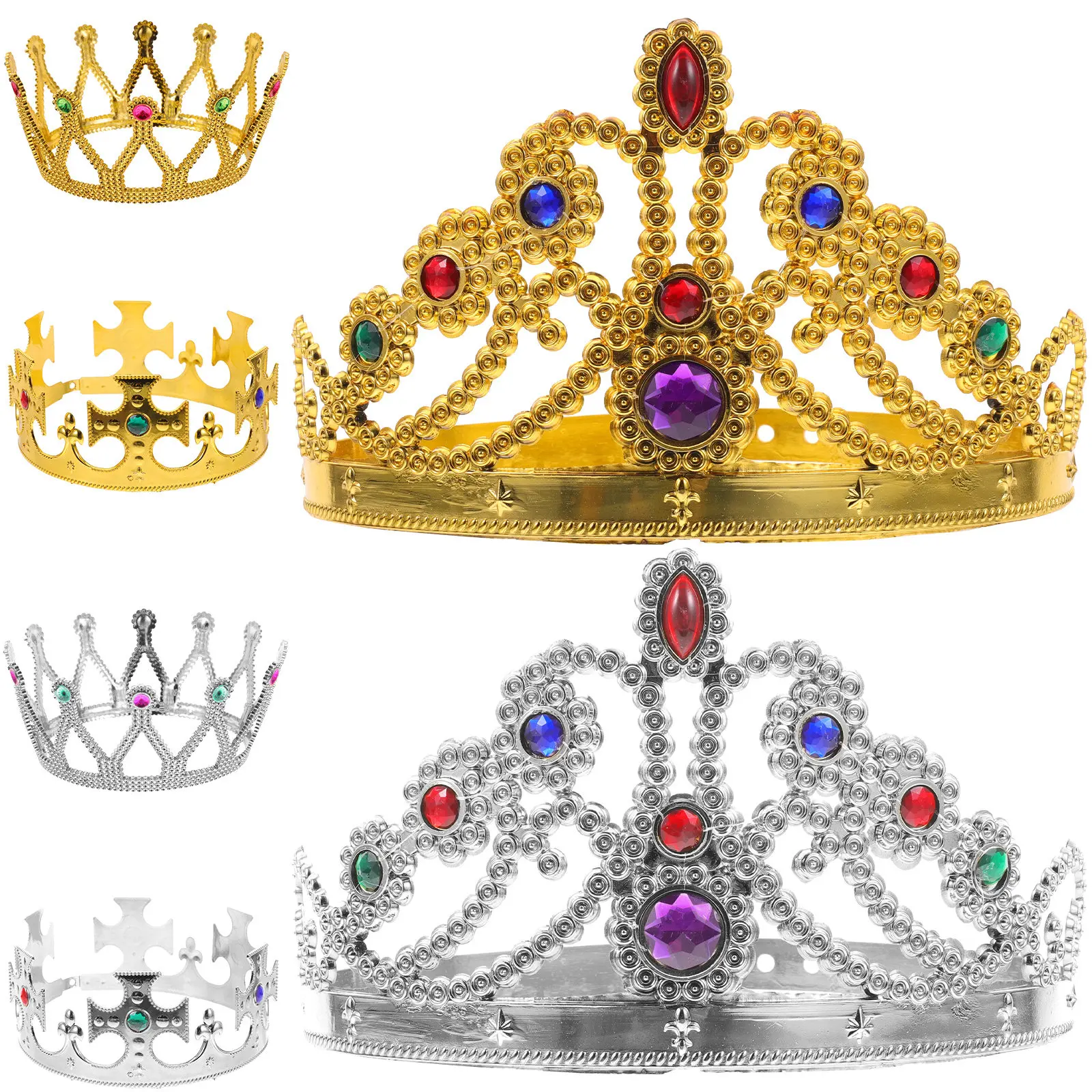 6Pcs Crown Headbands Party Crown Shiny Glitter Birthday Party Cosplay Decoration Holiday Celebration Accessories
6Pcs Crown Headbands Party Crown Shiny Glitter Birthday Party Cosplay Decoration Holiday Celebration Accessories