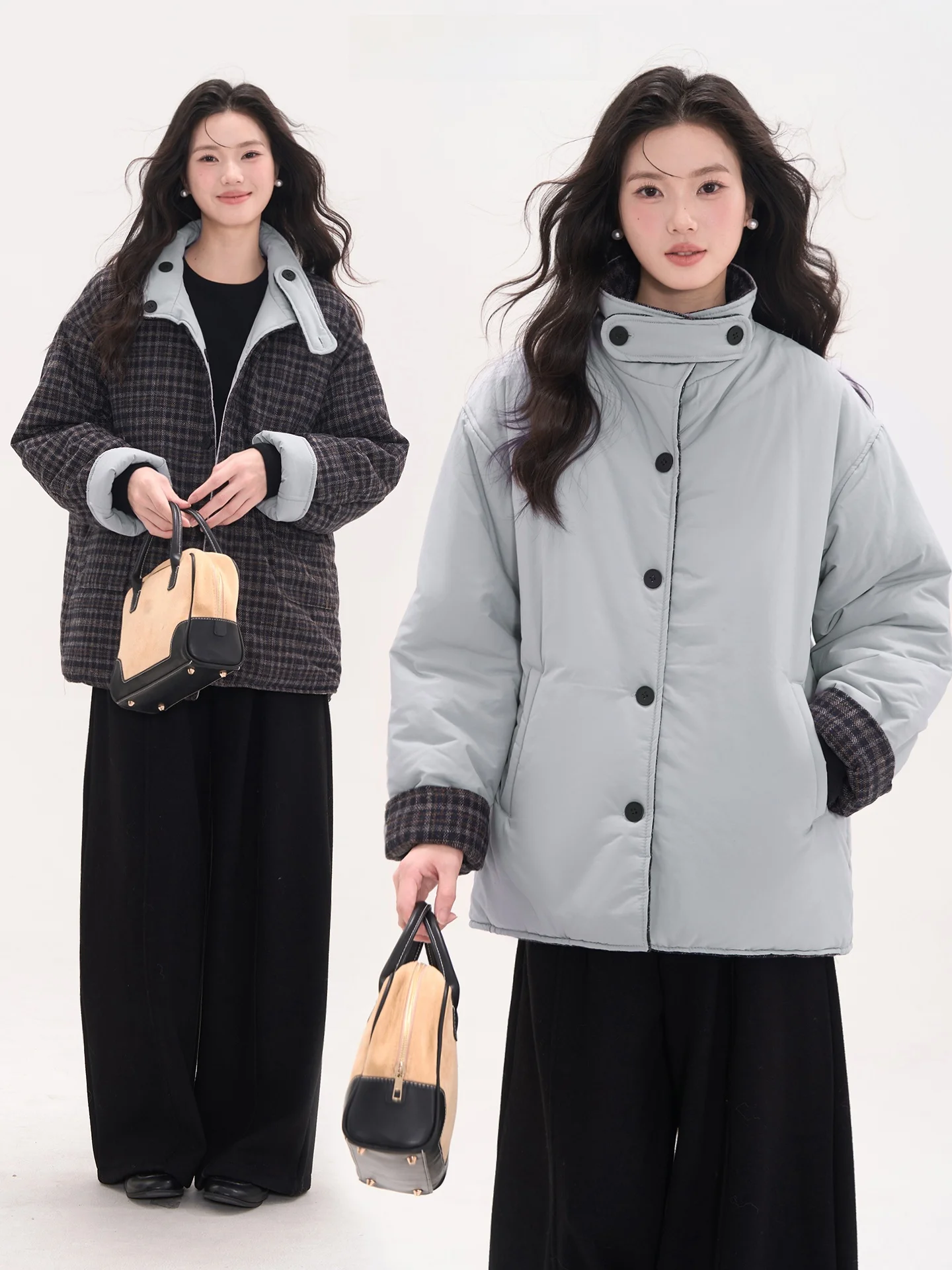 Женское свободное хлопковое пальто средней длины Heme Floral Field Window Honey Luy, двустороннее, в клетку, из хлопка
Женское свободное хлопковое пальто средней длины Heme Floral Field Window Honey Luy, двустороннее, в клетку, из хлопка