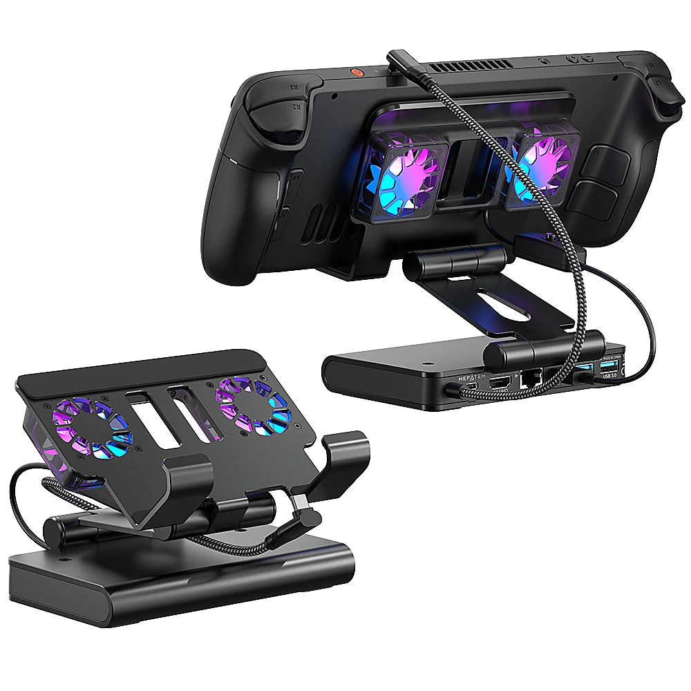 Docking Station for ROG Ally X for Steam Deck, for MSI Claw, for LEGION Go with Dual Fans 4K 144Hz HDMI 2.1 100W PD USB 3.2
Docking Station for ROG Ally X for Steam Deck, for MSI Claw, for LEGION Go with Dual Fans 4K 144Hz HDMI 2.1 100W PD USB 3.2
