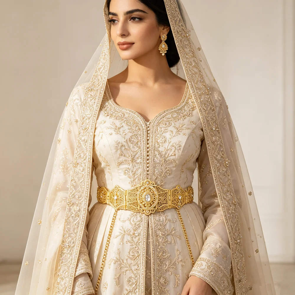 Luxury Gold Plated Hollow Carved Waist Chain Vintage Arabesque Bridal Wedding Belt
Luxury Gold Plated Hollow Carved Waist Chain Vintage Arabesque Bridal Wedding Belt