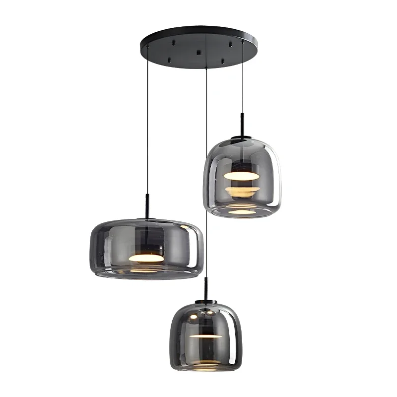 Nordic Simple Glass amber Black LED Ceiling Chandelier Lighting,Suspension Luminaire Lampen Indoor fixture for Restauran
Nordic Simple Glass amber Black LED Ceiling Chandelier Lighting,Suspension Luminaire Lampen Indoor fixture for Restauran