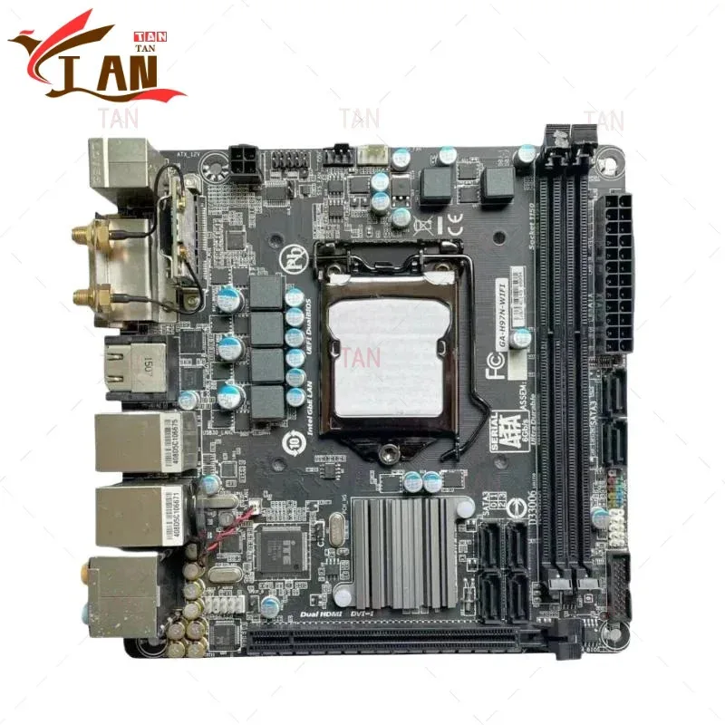 XMSJ For Gigabyte GA-H97N WIFI Motherboard H97 16GB LGA 1150 DDR3 Mini-ITX Mainboard 100% Tested Fast Ship TT
XMSJ For Gigabyte GA-H97N WIFI Motherboard H97 16GB LGA 1150 DDR3 Mini-ITX Mainboard 100% Tested Fast Ship TT