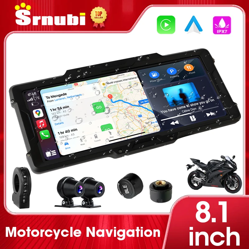 8.1 Inch Motorcycle Carplay Android Auto Navigation GPS for Moto Display Screen Waterproof IPX7 BT Digital Motorcycles Dashboard
8.1 Inch Motorcycle Carplay Android Auto Navigation GPS for Moto Display Screen Waterproof IPX7 BT Digital Motorcycles Dashboard