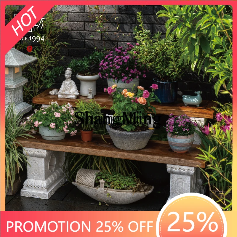 CL courtyard layout outdoor solid wood flower stand terrace garden landscaping balcony bonsai rack
CL courtyard layout outdoor solid wood flower stand terrace garden landscaping balcony bonsai rack