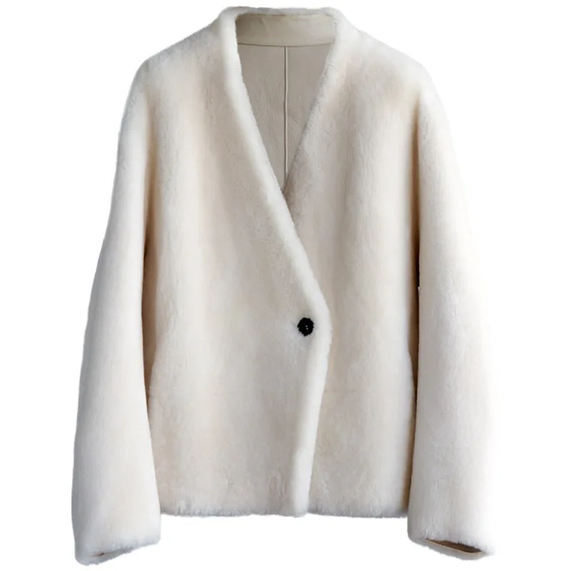 2025 импортированная интегрированная шуба из австралийской меховой шерсти мериноса, простая свободная шуба с v-образным вырезом
2025 импортированная интегрированная шуба из австралийской меховой шерсти мериноса, простая свободная шуба с v-образным вырезом