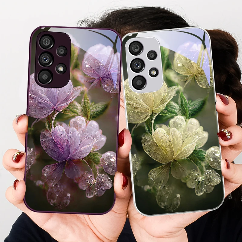 Pink Crystal Flower For Samsung S8 S9 S10 S20 U ltra S21 Pro S22 Plus S23 FE S24 Ultra S25 Edge S25Ultra Glass Phone Case
Pink Crystal Flower For Samsung S8 S9 S10 S20 U ltra S21 Pro S22 Plus S23 FE S24 Ultra S25 Edge S25Ultra Glass Phone Case