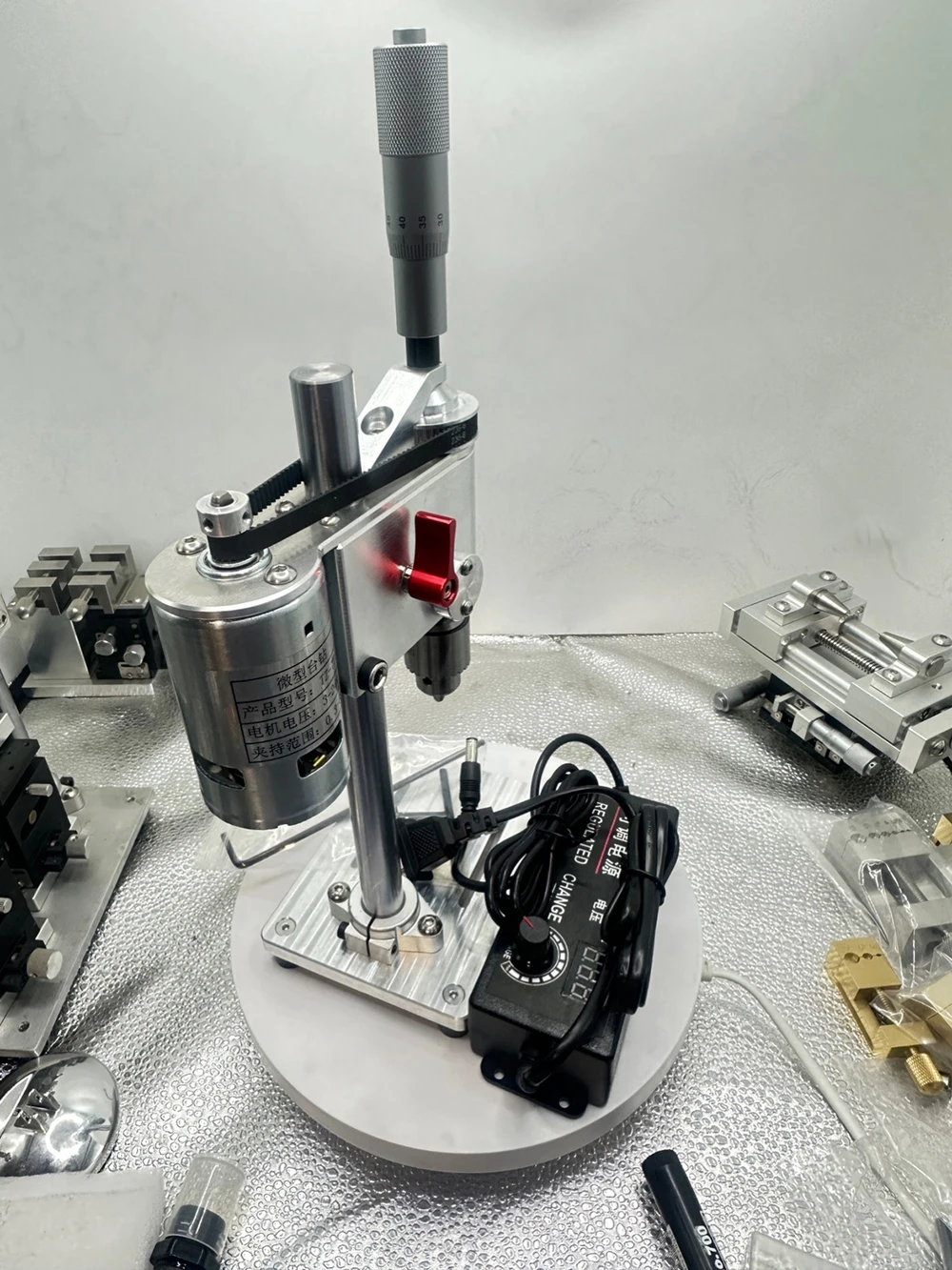 DC 3-24V Multi-Function Precision Bench Drill Crown Punch Remove Broken Screws from Movement Plate Watchmaker Tools 0.3-6.5MM
DC 3-24V Multi-Function Precision Bench Drill Crown Punch Remove Broken Screws from Movement Plate Watchmaker Tools 0.3-6.5MM