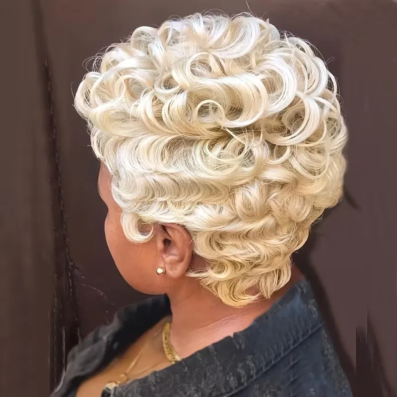 4Inch Layered Short Curly Pixie Wigs Human Hair 100% Natural Realistic Tangle Free Full Machine Made For Women Fluffy Curl Style
4Inch Layered Short Curly Pixie Wigs Human Hair 100% Natural Realistic Tangle Free Full Machine Made For Women Fluffy Curl Style