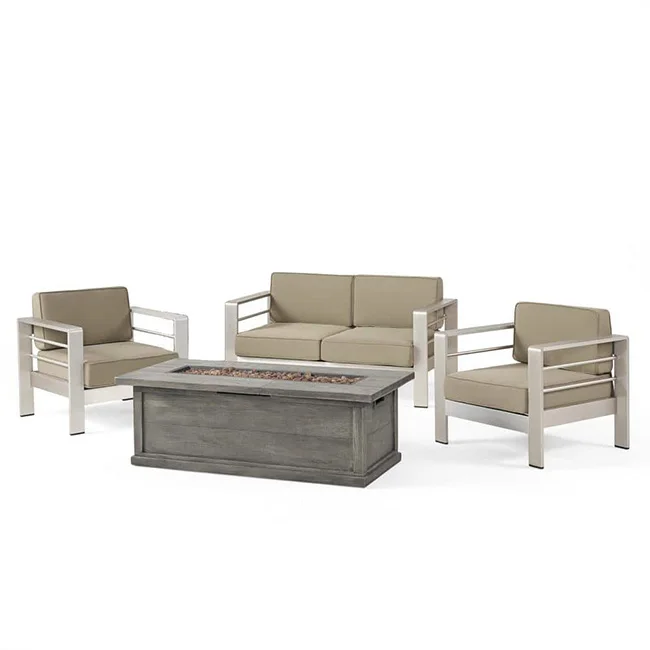 Hotel Fire Pit Table Outdoor Terrace Sofa Set Aluminum Garden Outdoor Furniture Aluminum
Hotel Fire Pit Table Outdoor Terrace Sofa Set Aluminum Garden Outdoor Furniture Aluminum