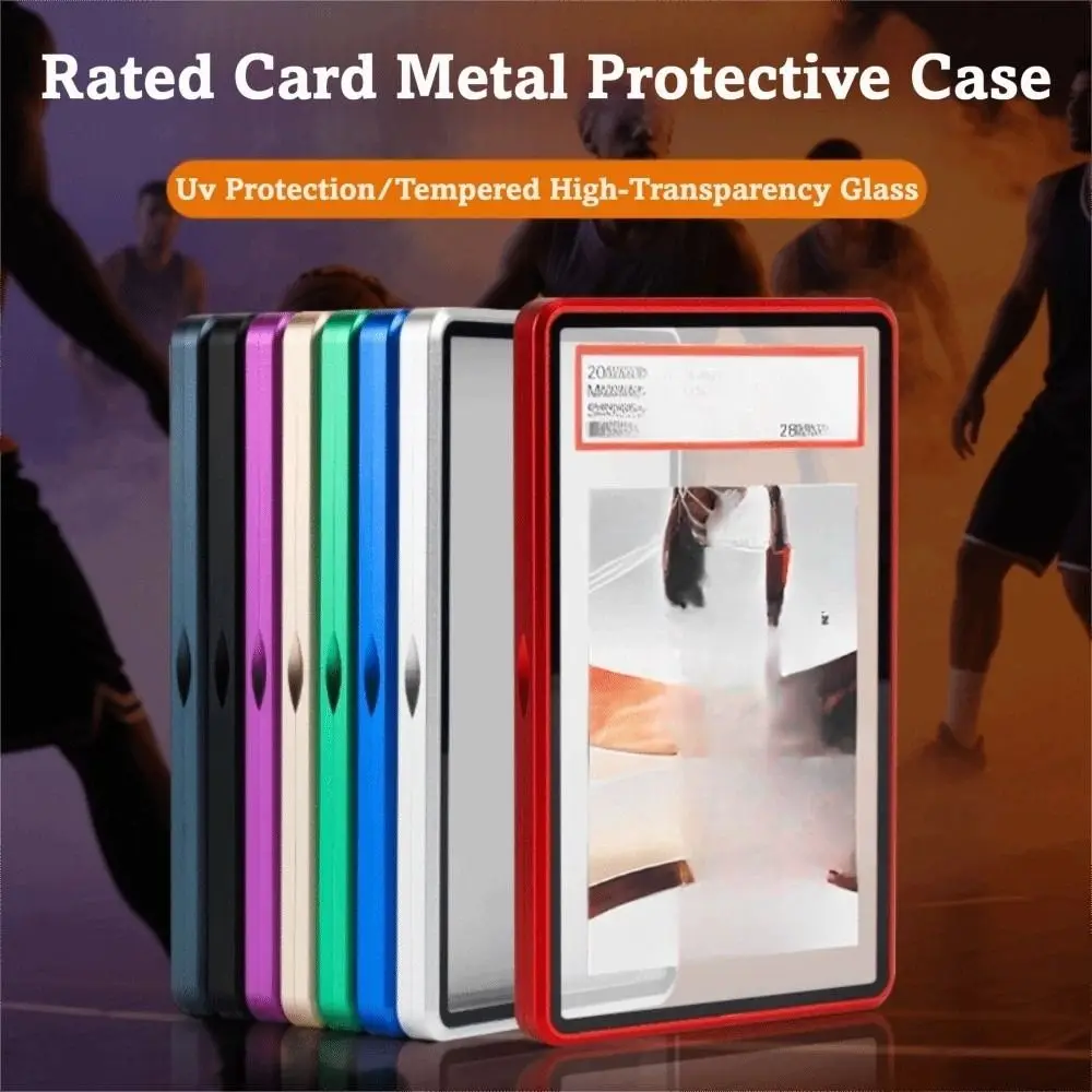 UV-Resistant Metal Slab Case High Alumina Glass Durable 35PT Trading Card Box Magnetic Card Protective Case For PSA, BGS, CGC 
UV-Resistant Metal Slab Case High Alumina Glass Durable 35PT Trading Card Box Magnetic Card Protective Case For PSA, BGS, CGC