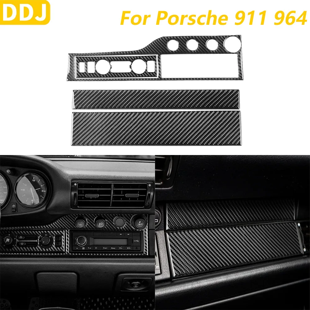 For Porsche 911 964 1989-1998 Carbon Fiber Central Control Dashboard Radio CD AC Panel Cover Trim Set Car Accessories Sticker
For Porsche 911 964 1989-1998 Carbon Fiber Central Control Dashboard Radio CD AC Panel Cover Trim Set Car Accessories Sticker