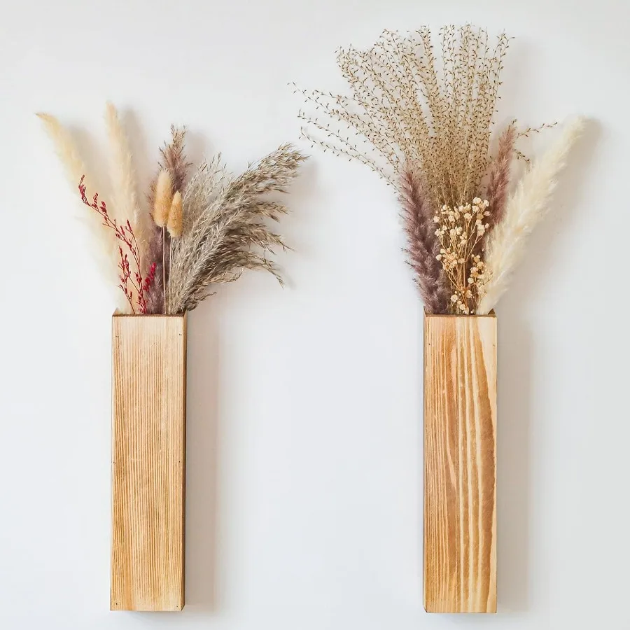 2 PCS Wood Wall Planters Wood Wall Vases Hanging Wooden Vase Wall Planter Wall Mounted Plant Flower Pot for Small Farmhouse Gar
2 PCS Wood Wall Planters Wood Wall Vases Hanging Wooden Vase Wall Planter Wall Mounted Plant Flower Pot for Small Farmhouse Gar