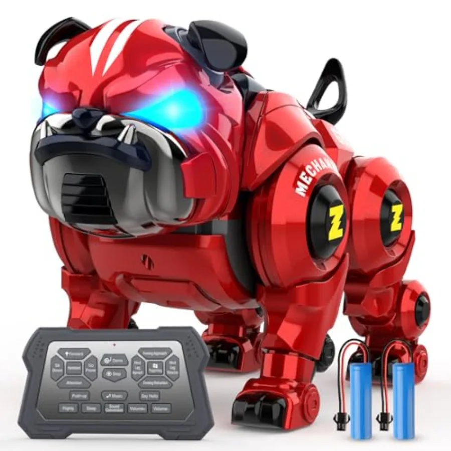 Robot Dog for Remote Control Robot Rechargeable Programing Stunt Robo Dog with Sing Dance Touch Function Robotic Dog Toy for Bo
Robot Dog for Remote Control Robot Rechargeable Programing Stunt Robo Dog with Sing Dance Touch Function Robotic Dog Toy for Bo
