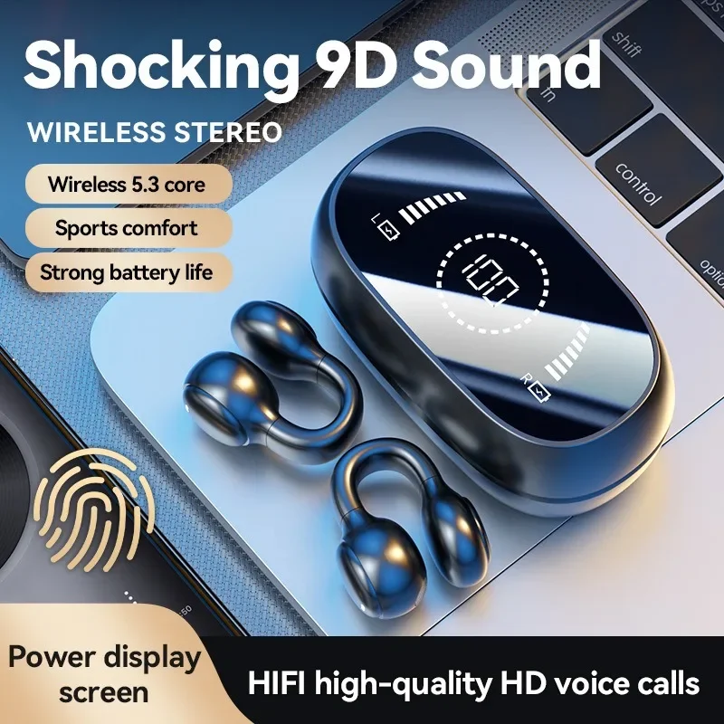 Проводящие беспроводные игровые Bluetooth-гарнитуры, высококачественные спортивные наушники с костным шумоподавлением для наушников xiaomi iphone
Проводящие беспроводные игровые Bluetooth-гарнитуры, высококачественные спортивные наушники с костным шумоподавлением для наушников xiaomi iphone