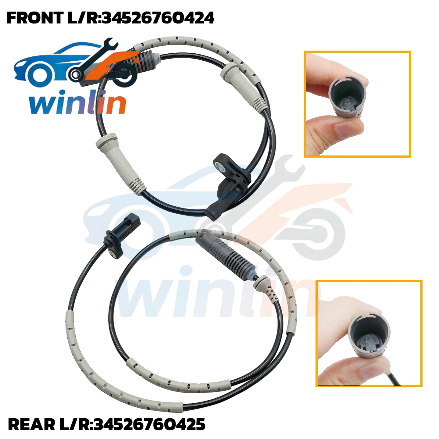 2 шт. датчиков скорости колеса ABS (передний и задний) для BMW E87 E90 E92 E93 130i 135i 328i 335i 325i 330i 34526870075 34526760424 34526785020
2 шт. датчиков скорости колеса ABS (передний и задний) для BMW E87 E90 E92 E93 130i 135i 328i 335i 325i 330i 34526870075 34526760424 34526785020