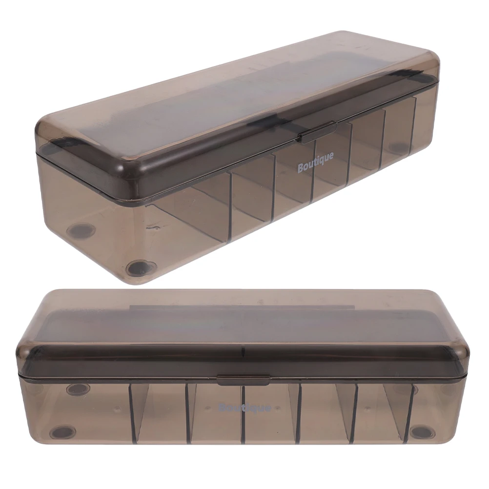 2pcs Cable Management Box Storage ganizer Desk Holder Wire ganizer Plastic Storage Box Lid Multi grid Design Portable
2pcs Cable Management Box Storage ganizer Desk Holder Wire ganizer Plastic Storage Box Lid Multi grid Design Portable