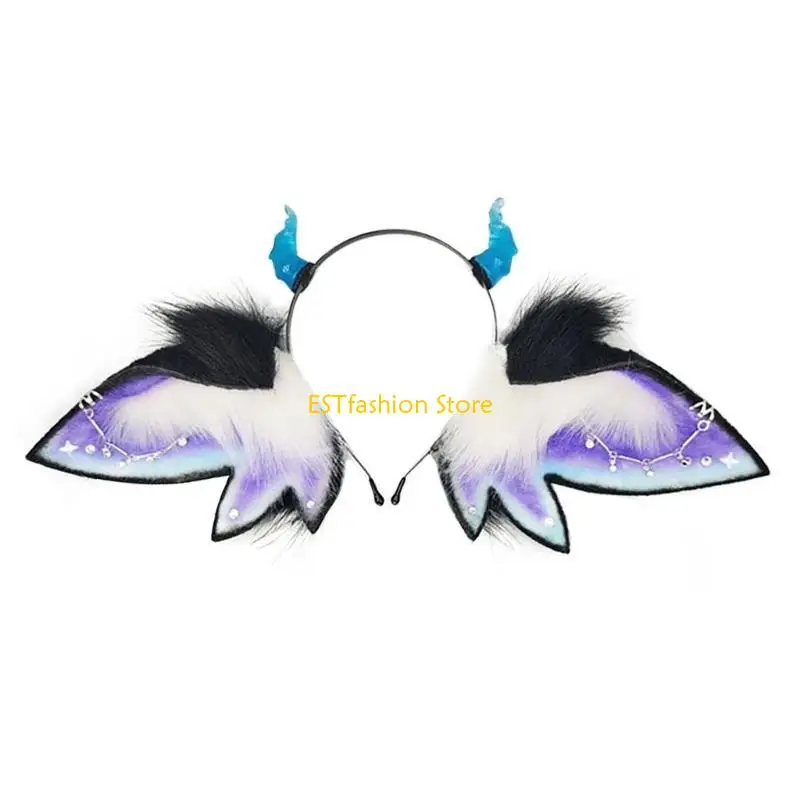 Y5GC Comfortable Fabric Animal Ears Headband Fashion Hair Accesories Cosplay Headwear for Long Term Wear at Parties and Event
Y5GC Comfortable Fabric Animal Ears Headband Fashion Hair Accesories Cosplay Headwear for Long Term Wear at Parties and Event