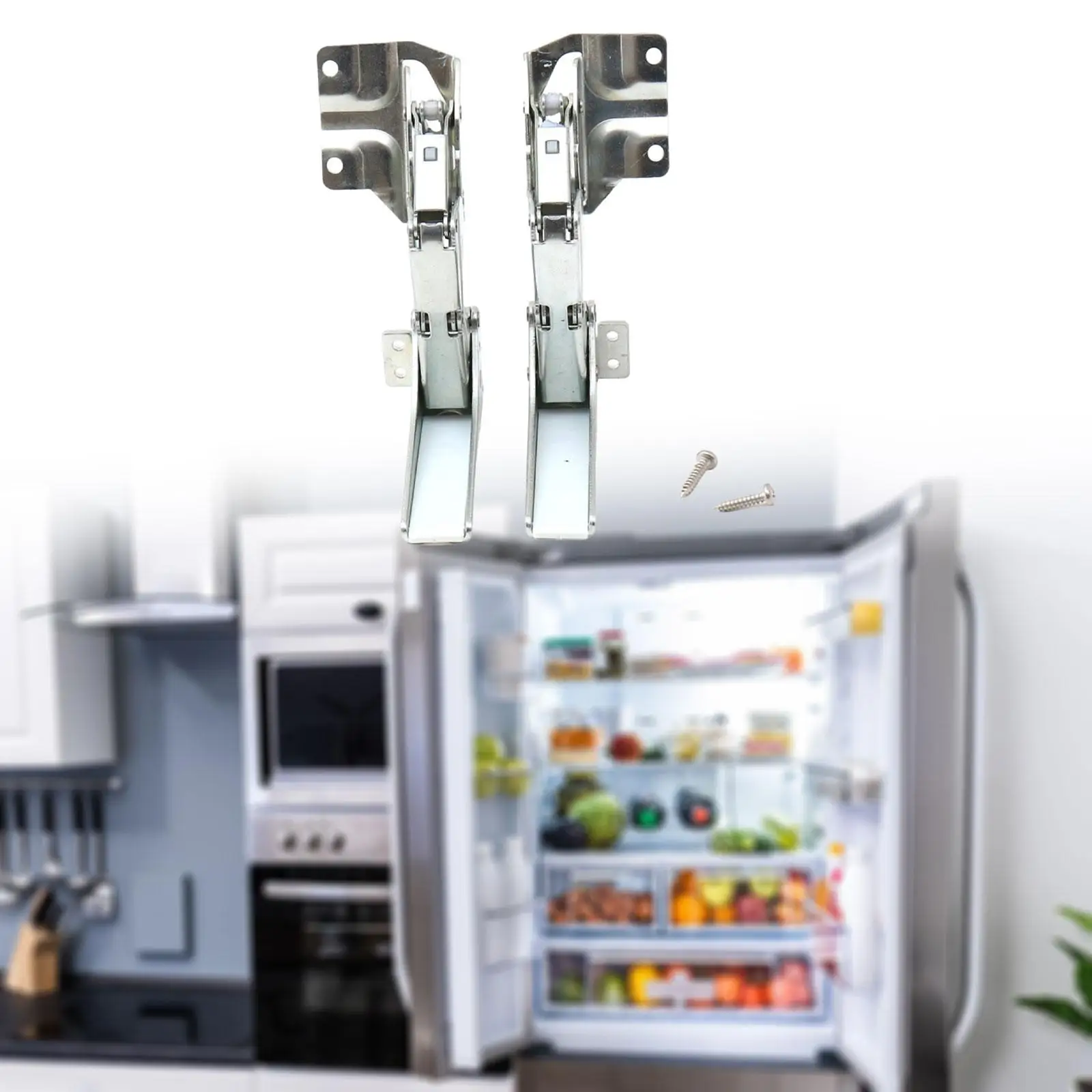 2Pcs Fridge Freezer Door Hinges Refrigerator Door Hinges Easy to Install Mounting Screws Flat Hinges for Dining Room Repair
2Pcs Fridge Freezer Door Hinges Refrigerator Door Hinges Easy to Install Mounting Screws Flat Hinges for Dining Room Repair