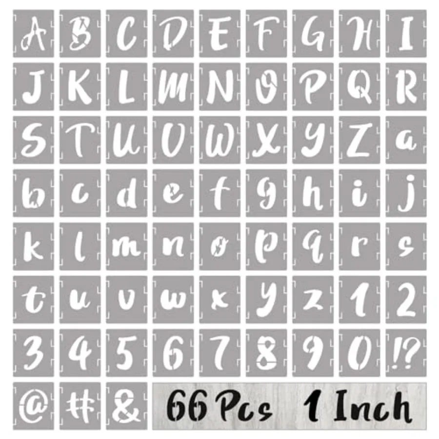 Letter Stencils and Numbers, Pcs Reusable Plastic Alphabet Symbol terlockg Drawg Template Kit for Patg on Wood, Wall, Chalkboar
Letter Stencils and Numbers, Pcs Reusable Plastic Alphabet Symbol terlockg Drawg Template Kit for Patg on Wood, Wall, Chalkboar